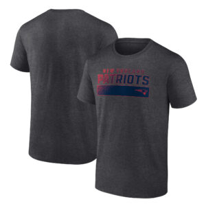 Anthrazitfarbenes New England Patriots Fanatics-T-Shirt für Herren