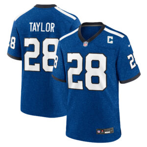 Indianapolis Colts Nike Indiana Nights Game Ausweichtrikot – Royal – Jonathan Taylor – Herren