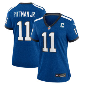 Indianapolis Colts Nike Indiana Nights Game Ausweichtrikot – Royal – Michael Pittman Jr – Damen