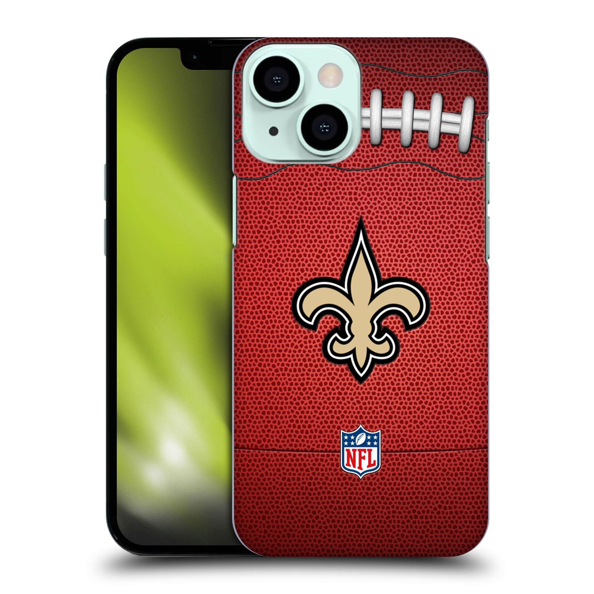 New Orleans Saints Hartschalen-Handyhülle mit Football-Grafik – iPhone