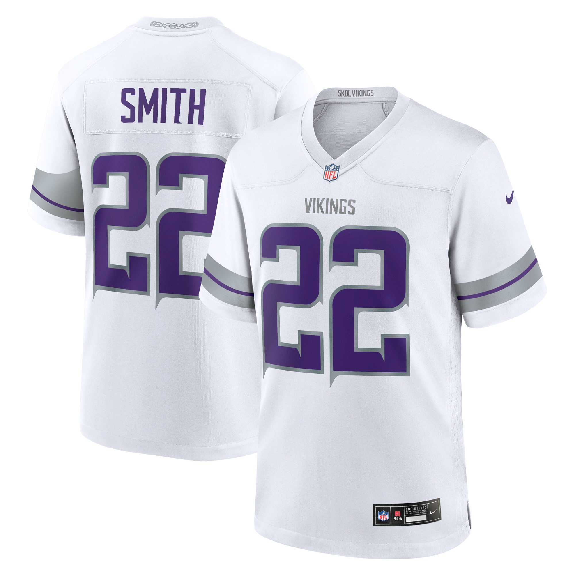 Minnesota Vikings Nike Game Ausweichtrikot – Weiß – Harrison Smith – Herren