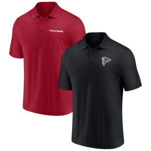 Schwarz/Rot Atlanta Falcons Dueling Fanatics Polo-Set im 2er-Pack für Herren