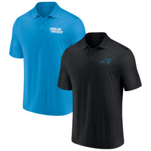 Schwarz/Blaues Carolina Panthers Dueling Fanatics Polo-Set im 2er-Pack für Herren