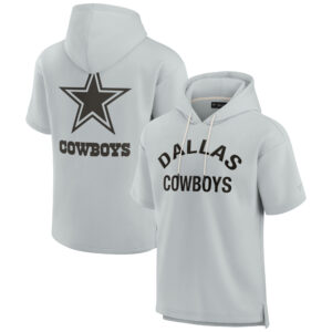 Dallas Cowboys Elements Fanatics Unisex-Kapuzenpullover aus superweichem Fleece, grau, kurzärmlig