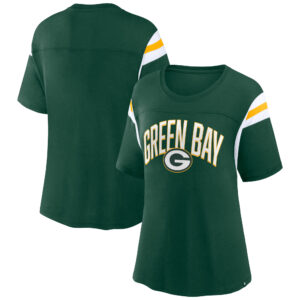 Damen Green Bay Packers Earned Stripes Fanatics T-Shirt, Grün