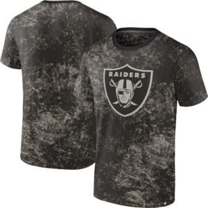 Schwarzes Las Vegas Raiders Shadow Fanatics-T-Shirt für Herren