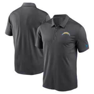 Nike Performance-Poloshirt mit Franchise-Logo der Los Angeles Chargers in Anthrazit für Herren