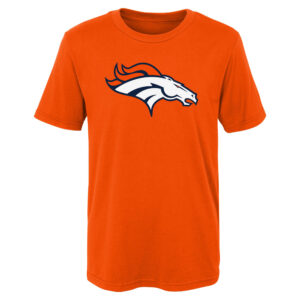 Orangefarbenes Denver Broncos Primary Logo T-Shirt für Vorschulkinder