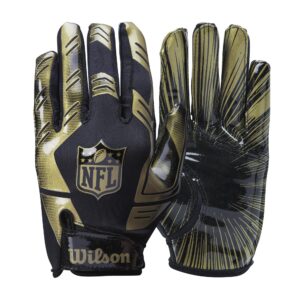 American Football Handschuh NFL – Stretch Fit schwarz/goldfarben