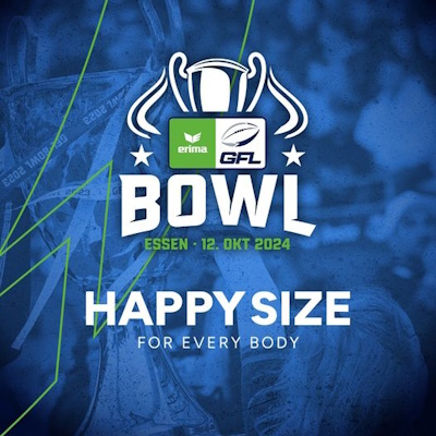 Happy Size wird GFL Bowl Sponsor