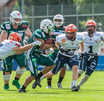 Fieldgoal entscheidet Spiel für Unicorns gegen Ravensburg