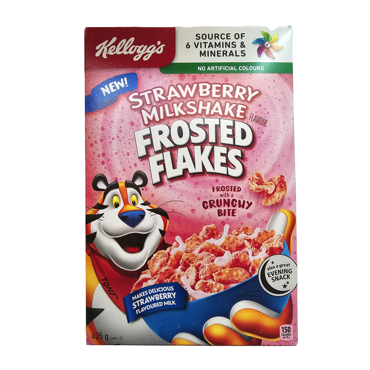 16er Pack Kellogg’s Frosted Flakes Strawberry Milkshake 435g