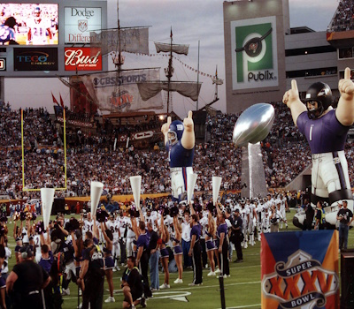 Super Bowl XXXV im Raymond James Stadion, Tampa