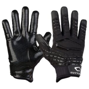 Cutters CG 10620 Gamer 5.0 leicht gepolsterte Football Handschuhe – schwarz Gr.L