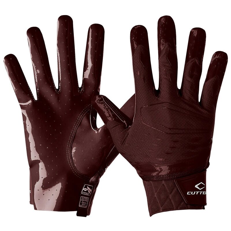 Cutters CG10440 Rev Pro 5.0 Receiver Gloves – solid maroon Gr.L