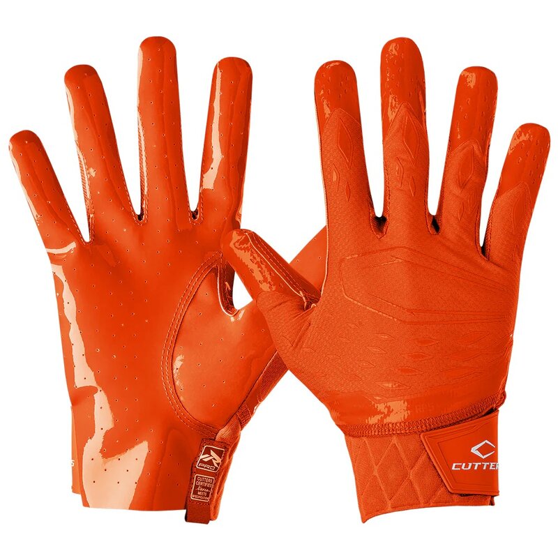 Cutters CG10440 Rev Pro 5.0 Receiver Gloves – solid orange Gr.2XL