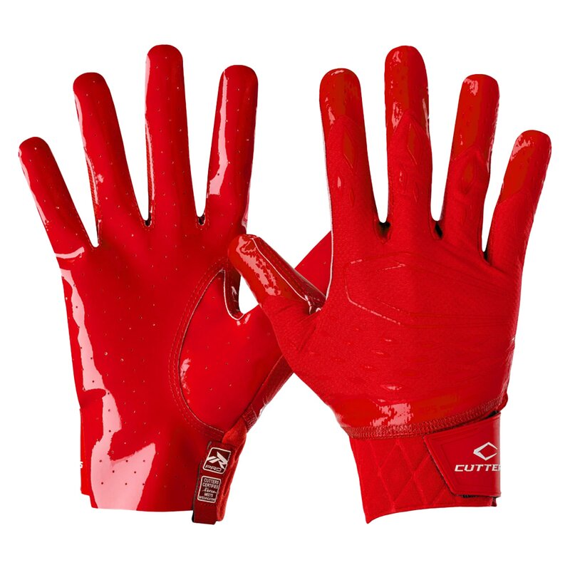 Cutters CG10440 Rev Pro 5.0 Receiver Gloves Solid – rot Gr.L