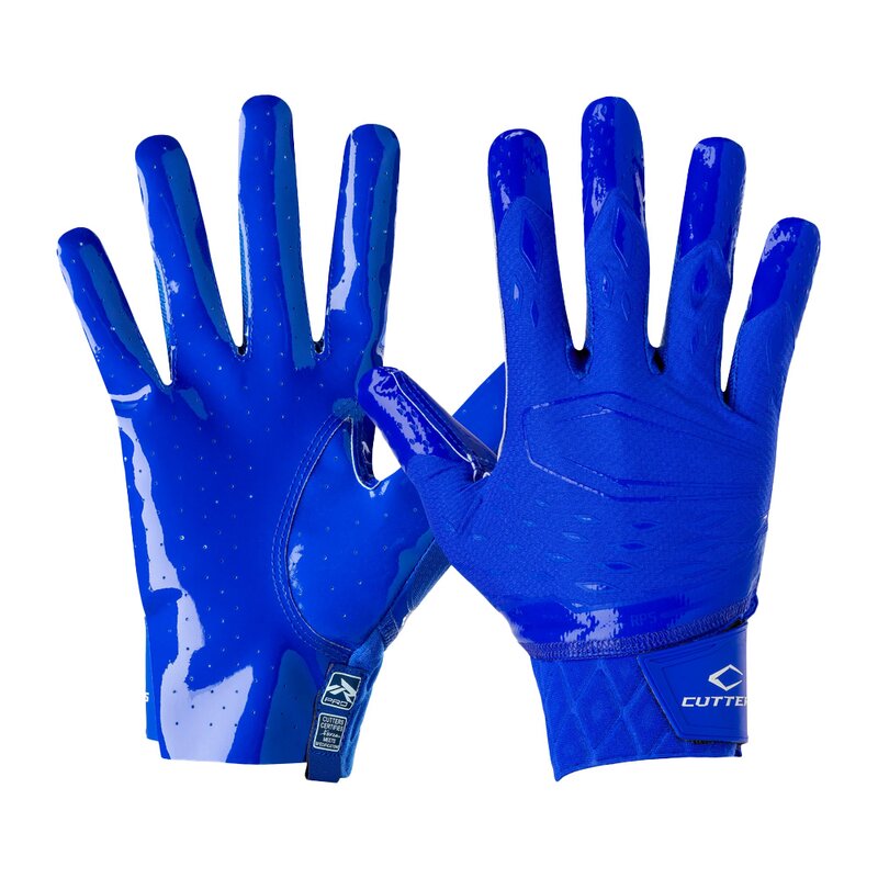 Cutters CG10440 Rev Pro 5.0 Receiver Gloves Solid – royal Gr.M