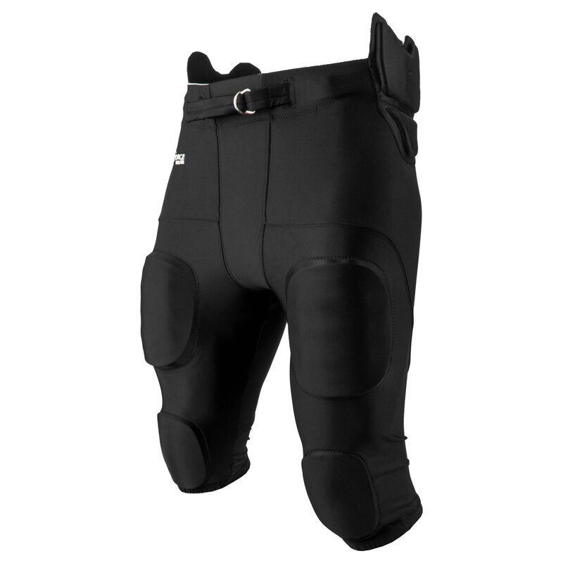 Full Force Wear „All in one“ Integrated Pant, 7 Pad Footballhose – schwarz Gr. S