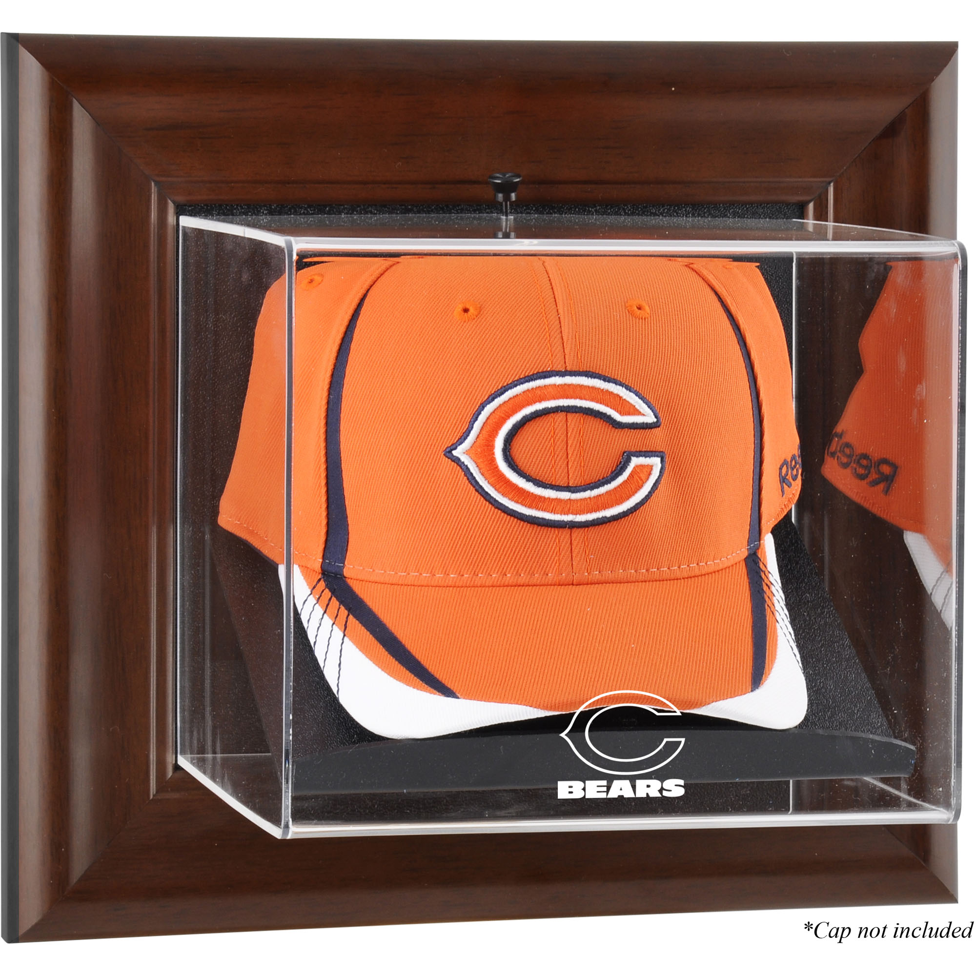 Chicago Bears – Braunes Cap-Etui mit Rahmen