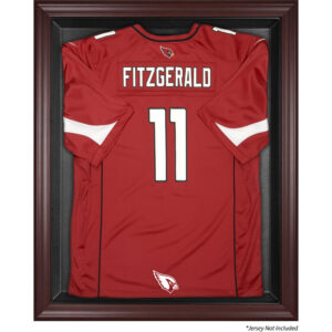 Arizona Cardinals Trikot-Vitrine mit Mahagoni-Rahmen