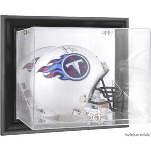 Tennessee Titans – Helmvitrine mit schwarzem Rahmen und Wandmontage