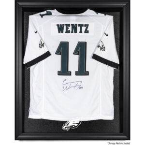 Philadelphia Eagles – Trikot-Vitrine mit schwarzem Rahmen