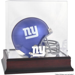 Mini-Vitrine mit Mahagoni-Logo der New York Giants