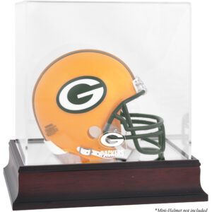 Mini-Vitrine mit Mahagoni-Logo der Green Bay Packers