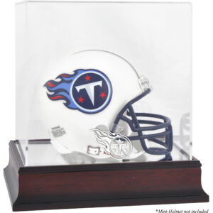 Mini-Vitrine mit Mahagoni-Logo für Tennessee Titans-Helm