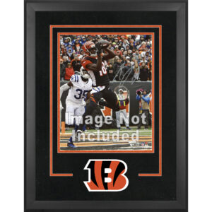 Cincinnati Bengals Deluxe vertikaler Fotorahmen mit Teamlogo, 40,6 x 50,8 cm