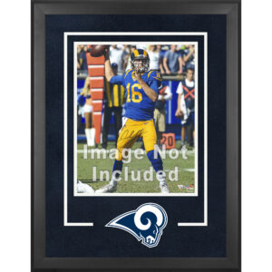 Los Angeles Rams Deluxe-Fotorahmen im Hochformat, 40,6 x 50,8 cm, mit Team-Logo