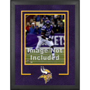 Minnesota Vikings Deluxe vertikaler Fotorahmen mit Teamlogo, 40,6 x 50,8 cm