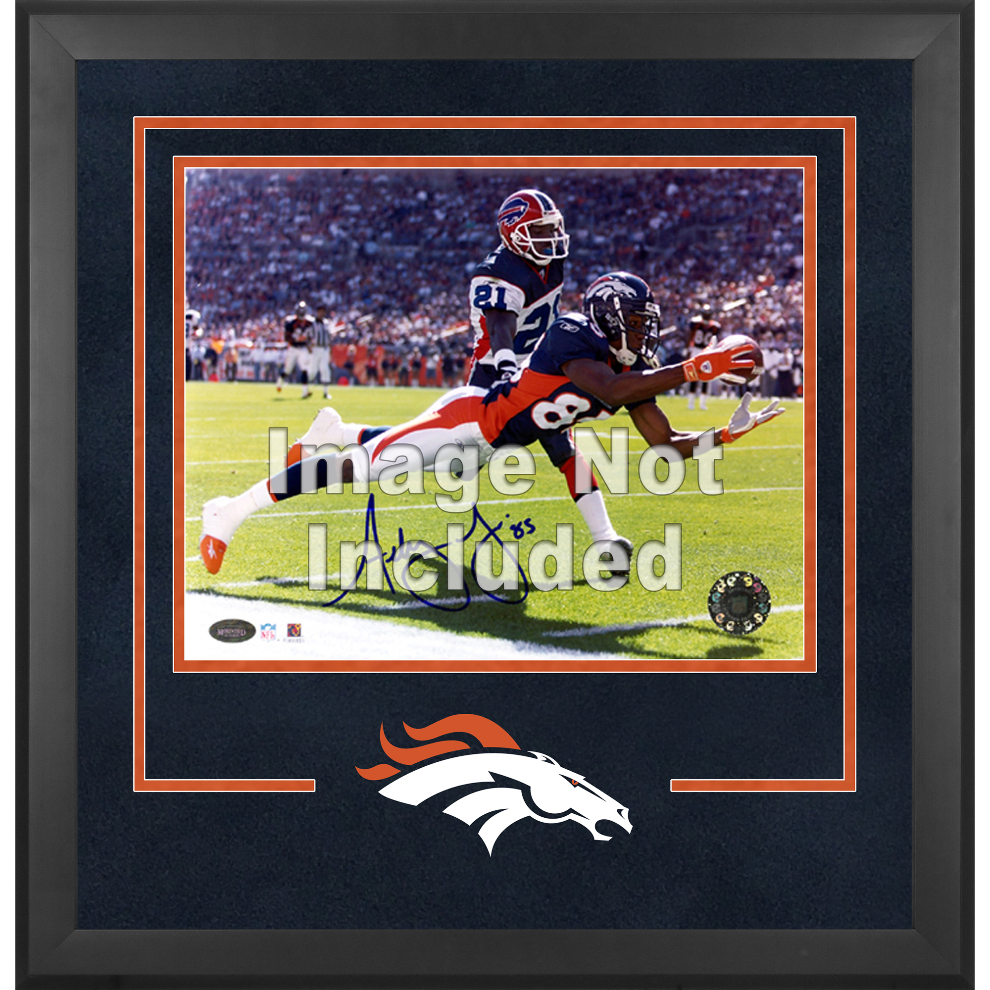 Denver Broncos Deluxe horizontaler Fotorahmen 16 x 20 Zoll mit Teamlogo