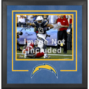 Los Angeles Chargers Deluxe horizontaler Fotorahmen 16 x 20 Zoll mit Teamlogo