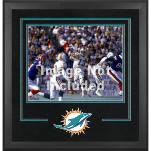 Miami Dolphins Deluxe horizontaler Fotorahmen mit Teamlogo, 16 x 20 Zoll