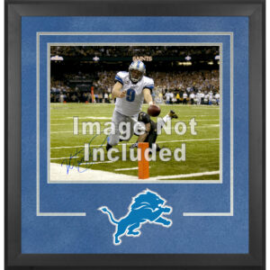 Detroit Lions Deluxe horizontaler Fotorahmen 16 x 20 Zoll mit Teamlogo