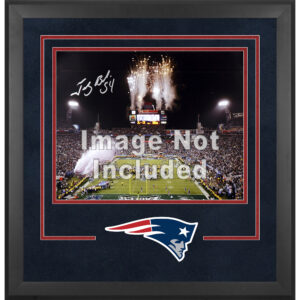 New England Patriots Deluxe horizontaler Fotorahmen mit Teamlogo, 40,6 x 50,8 cm