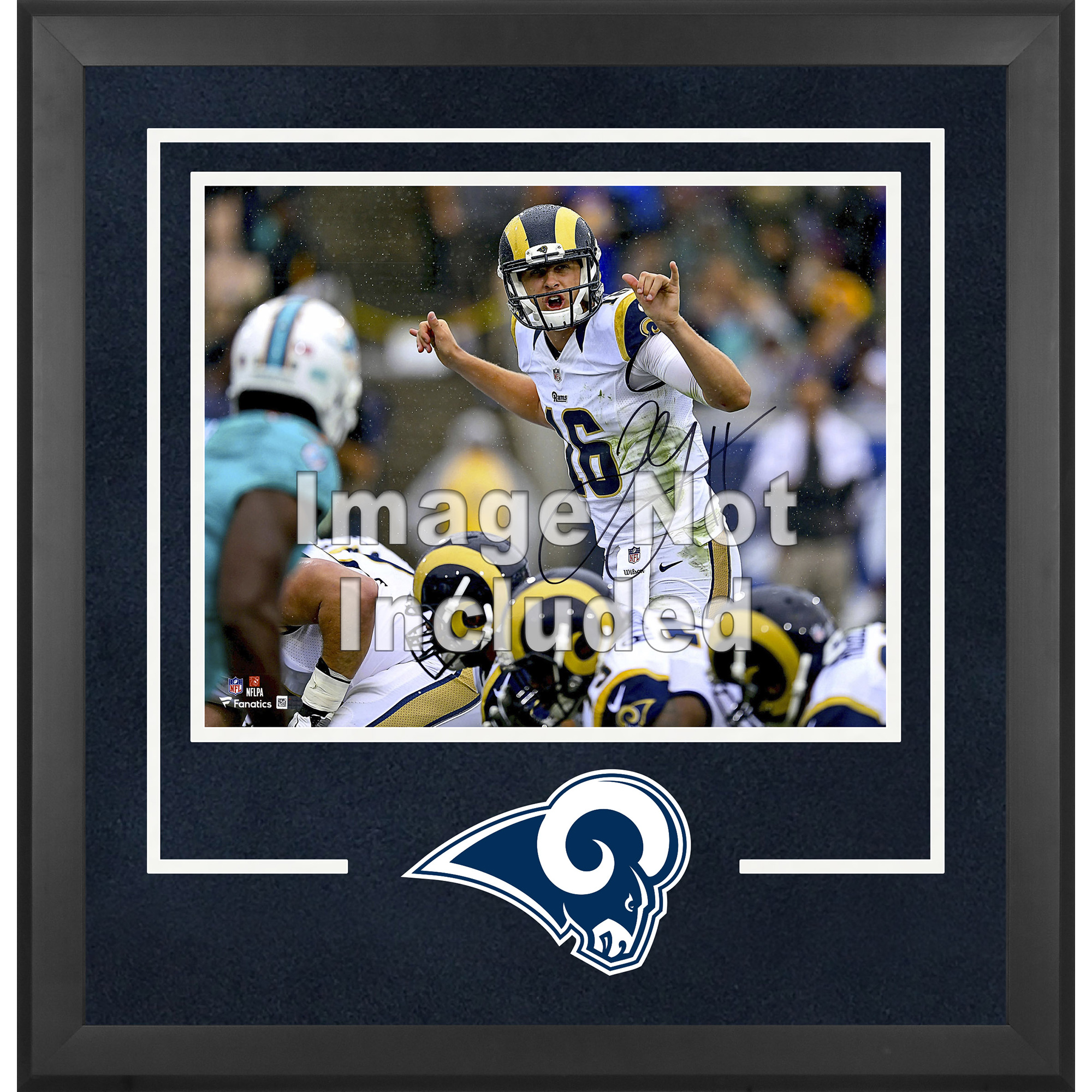 Los Angeles Rams 16″ x 20″ Deluxe Horizontal-Fotorahmen mit Team-Logo