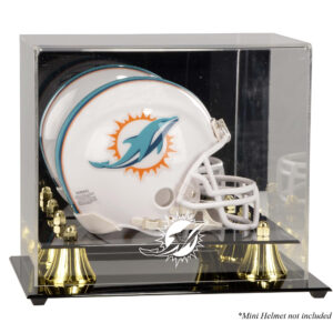 Miami Dolphins (2013-heute) Golden Classic Mini-Vitrine für Helme