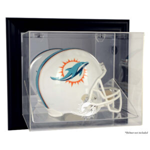 Miami Dolphins (2013-heute) Helmetui mit schwarzem Rahmen zur Wandmontage