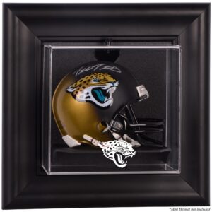 Jacksonville Jaguars (2013-heute) Mini-Helmhülle mit schwarzem Rahmen und Wandmontage