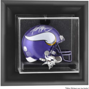 Minnesota Vikings (2013-heute) Mini-Helmhülle mit schwarzem Rahmen zur Wandmontage