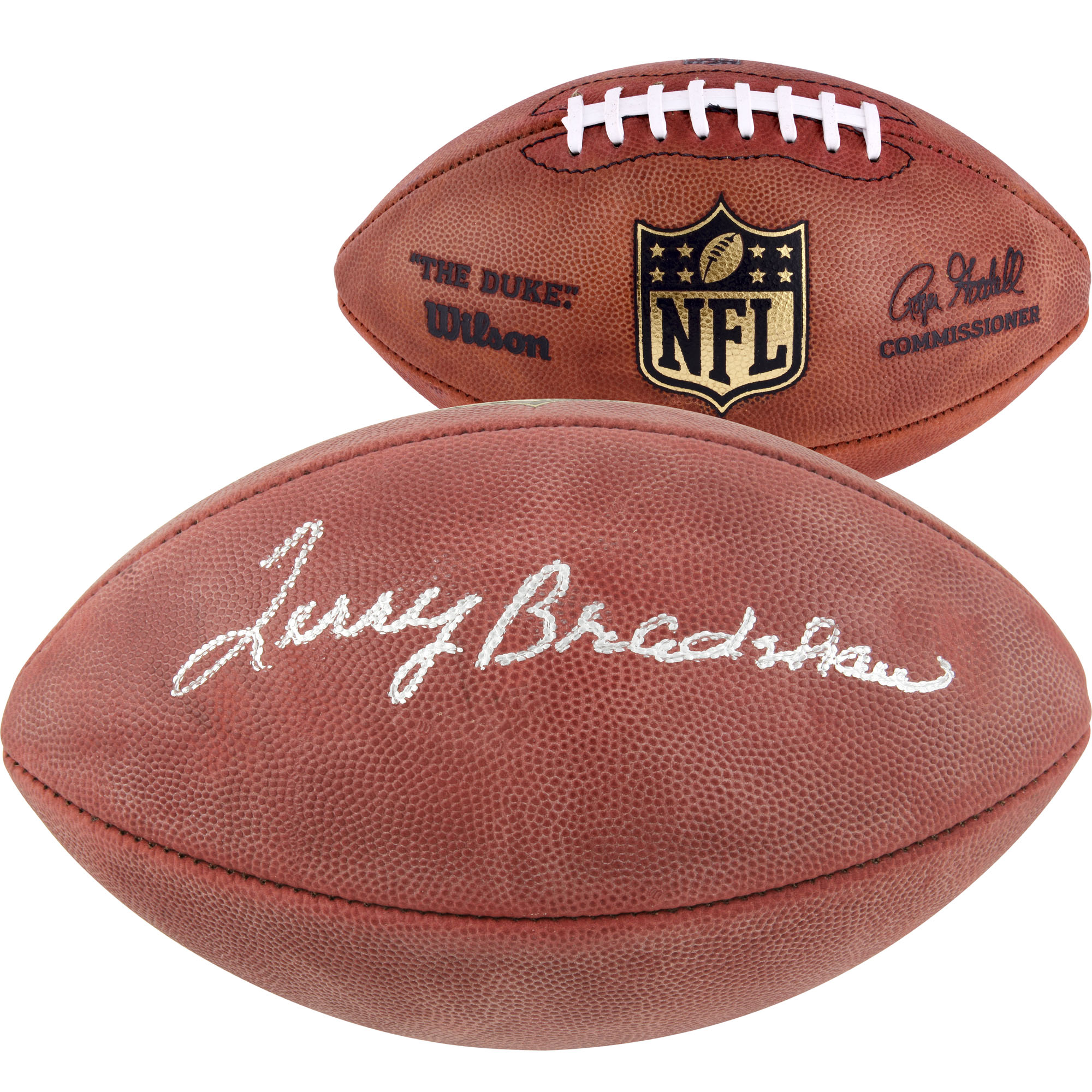 Terry Bradshaw Pittsburgh Steelers signierter Duke Pro Football