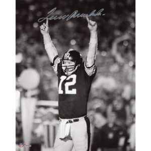 Autogrammfoto „Pointing Fingers“ von Terry Bradshaw, Pittsburgh Steelers, 20,3 x 25,4 cm