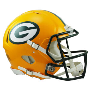 Riddell Green Bay Packers Revolution Speed ​​authentischer Footballhelm in voller Größe