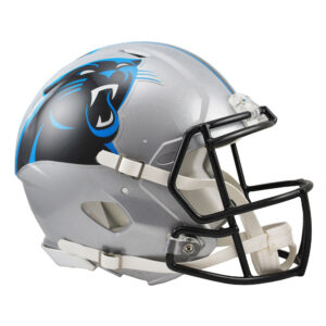 Riddell Carolina Panthers Revolution Speed ​​authentischer Footballhelm in voller Größe