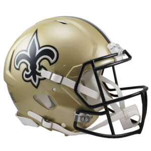 Riddell New Orleans Saints Revolution Speed ​​authentischer Footballhelm in voller Größe