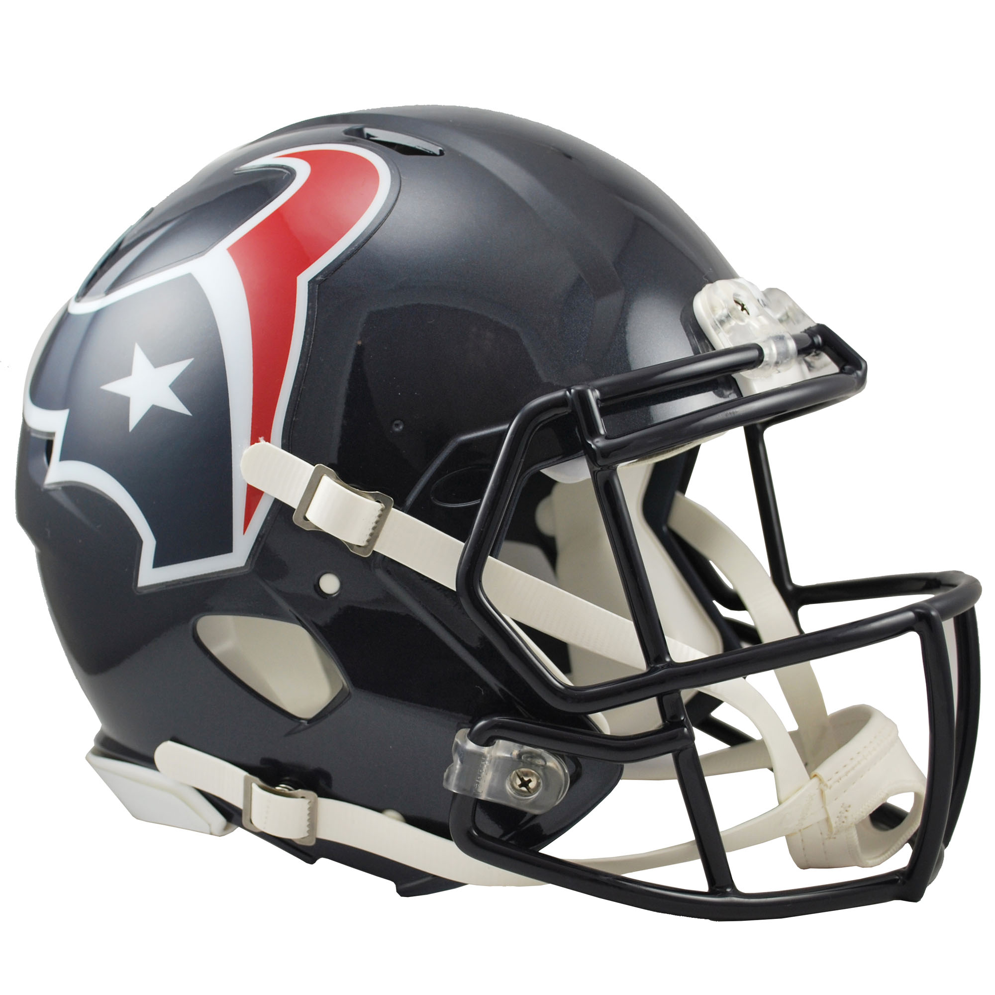 Riddell Houston Texans Revolution Speed ​​authentischer Footballhelm in voller Größe