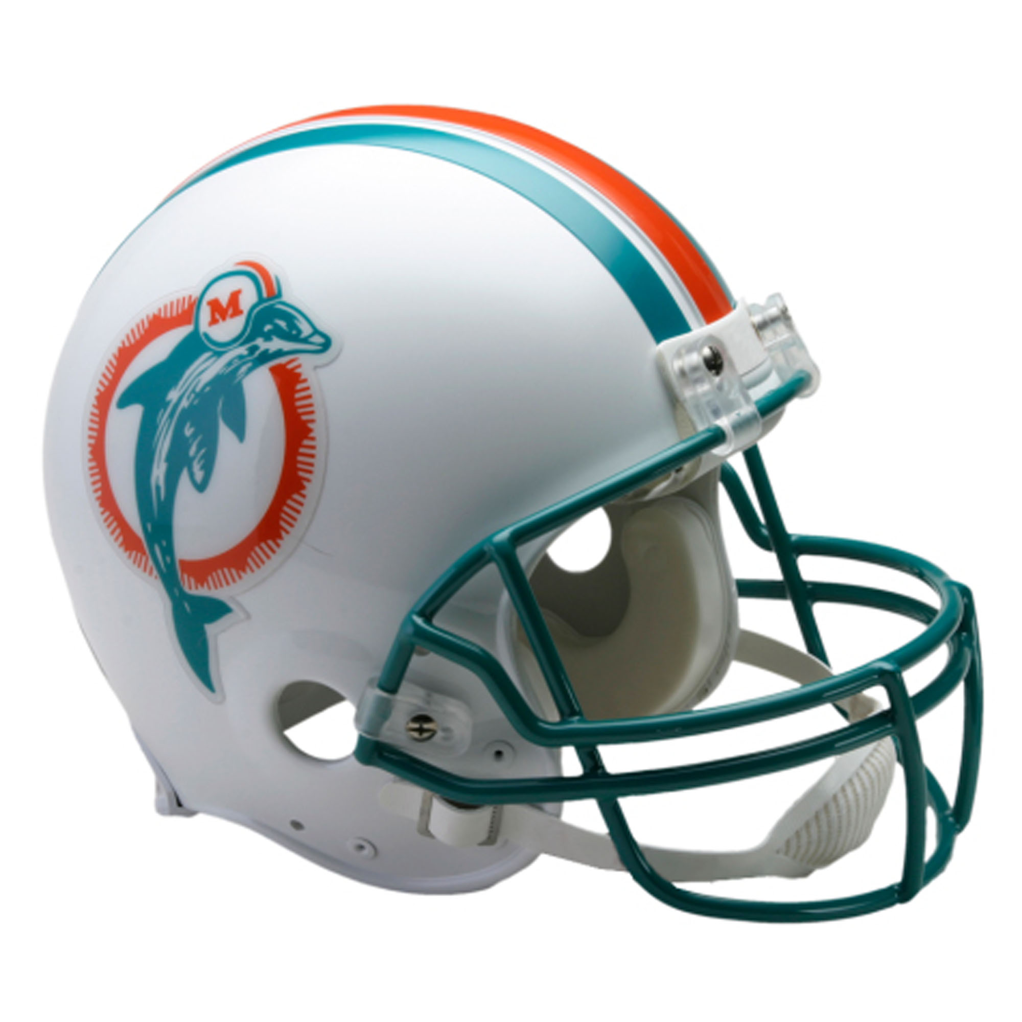 Riddell Miami Dolphins VSR4 80-96 Throw Back authentischer Footballhelm in Originalgröße